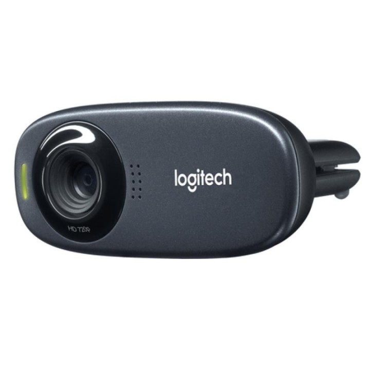 Logitech C310 Webcam HD 1 MP4/USB Hangouts Webex Negra