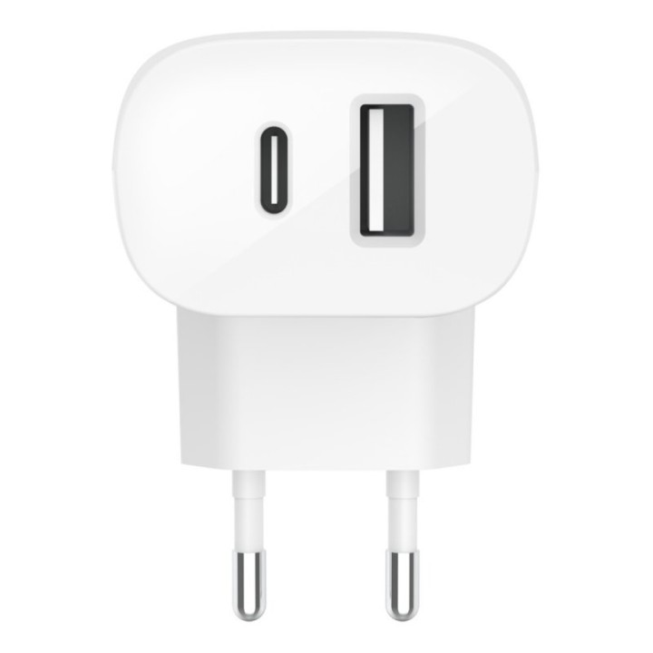 Belkin BoostCharge Cargador de Pared Doble USB-A/USB-C PD 3.0 37W