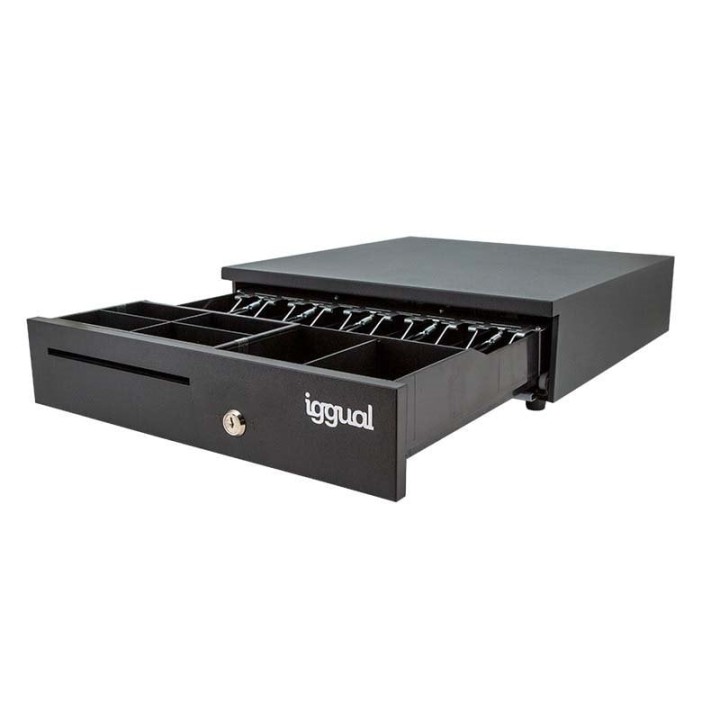 Iggual IRON-35 Cajón Portamonedas Negro