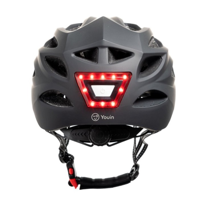 Youin MA1017 Casco MTB con LED Frontal y Trasera Talla L 58-61cm