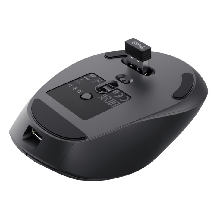 Ratón Trust Zevo RF Wireless/Bluetooth Negro (25991)