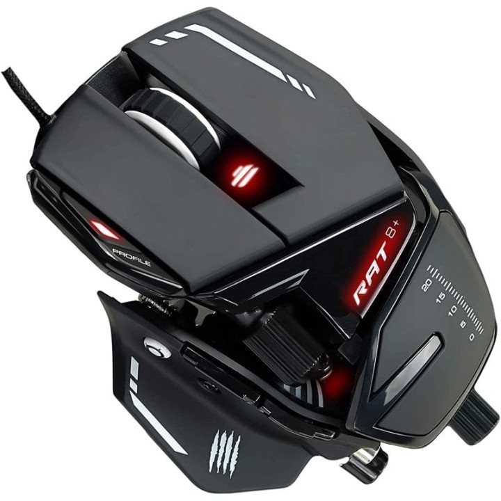 Mad Catz R.A.T. 8+ Ratón Gaming 16000DPI RGB Negro