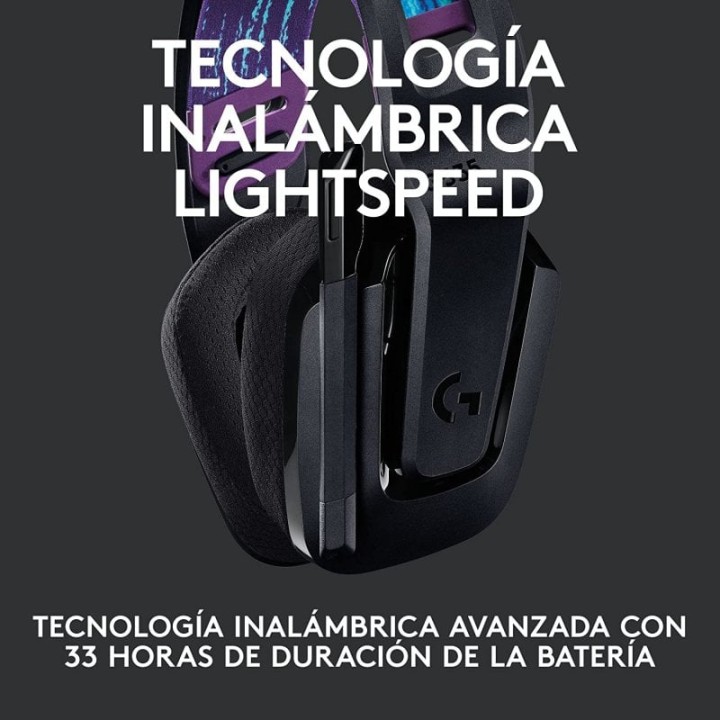 Logitech G535 Wireless Auriculares Gaming Inalámbricos Negros para PC/PS4/PS5