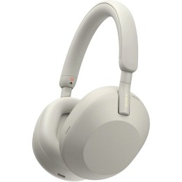 Sony WH1000XM5S.CE7 Auriculares Inalámbricos con Cancelación de Ruido Plata + Funda Rígida