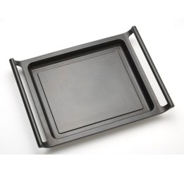 Bra Efficient - Parrilla Lisa 45 Cm Antiadherente. Apta Inducción Y Horno