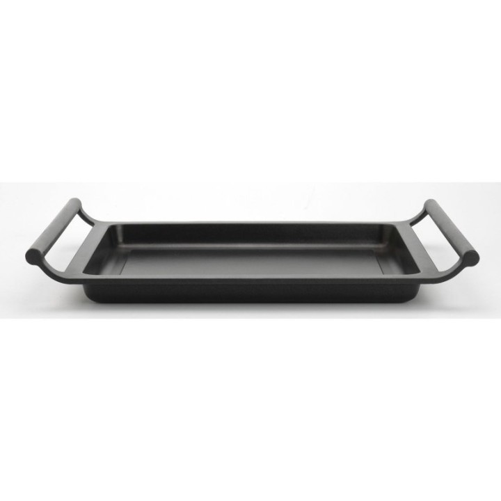 Bra Efficient - Parrilla Lisa 45 Cm Antiadherente. Apta Inducción Y Horno