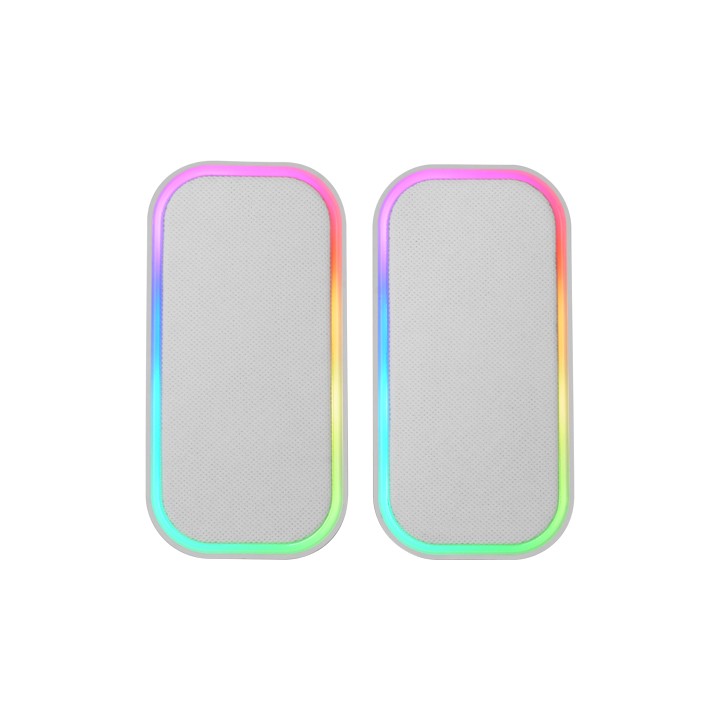 Altavoces Mars Gaming 2.0 20W RGB BT Blancos (MSOMW)