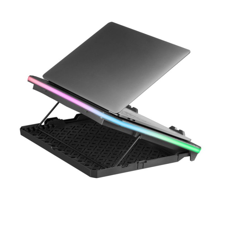 Mars Gaming MNBC6 Base Refrigeradora RGB para Portátiles hasta 19'' + Stand XL