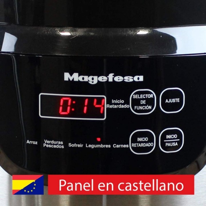 Magefesa Easy Express Olla a Presión Eléctrica 4L 500W + Libro