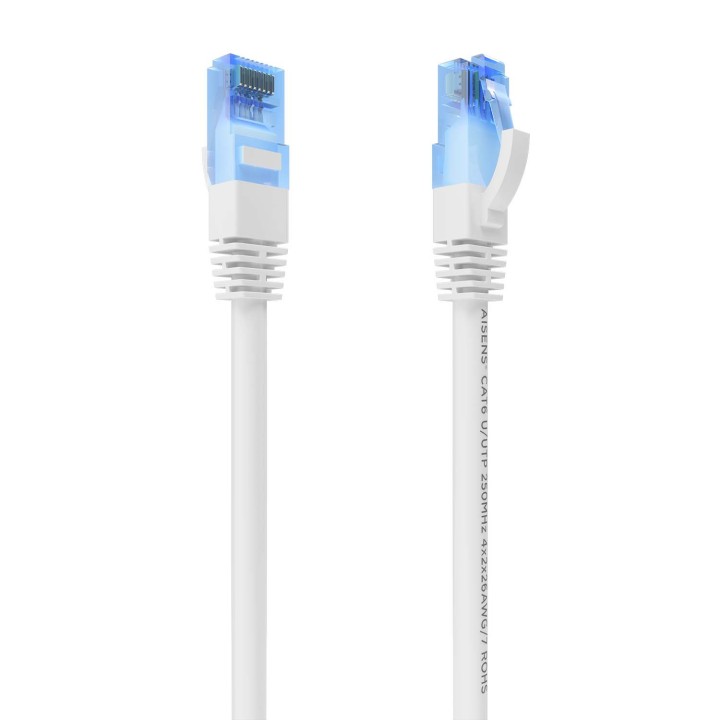 Cable AISENS RJ45 Cat.6 UTP CCA 10m Blanco (A135-0826)