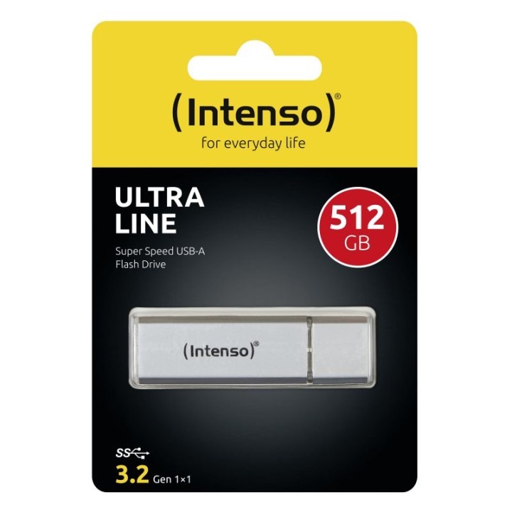 Intenso Ultra Line 512GB USB 3.2 Plata
