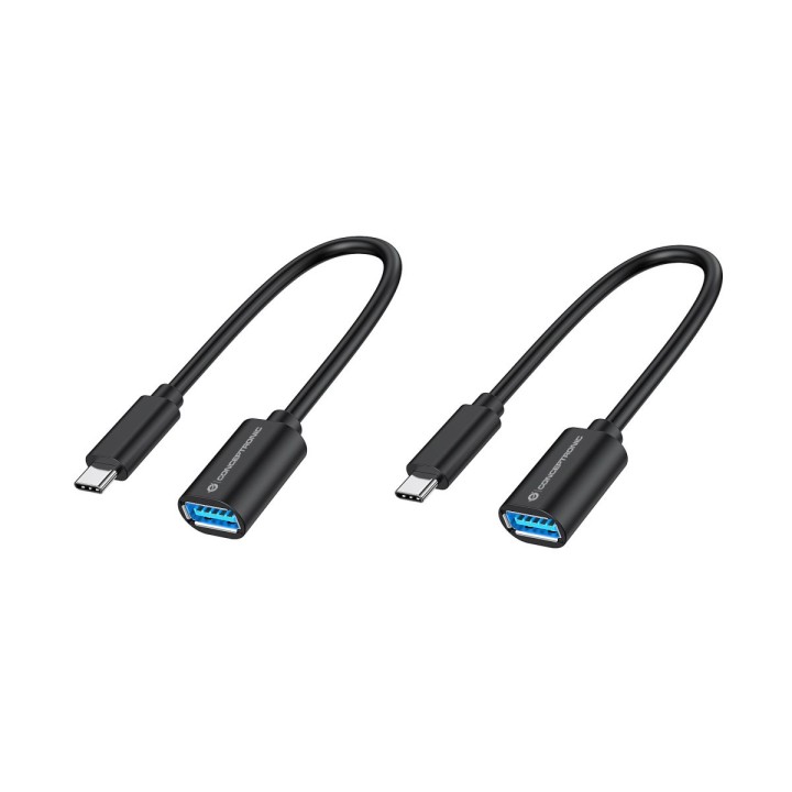 Cable CONCEPTRONIC USB-C/M a USB-A/H Kit 2 (ABBY11B)