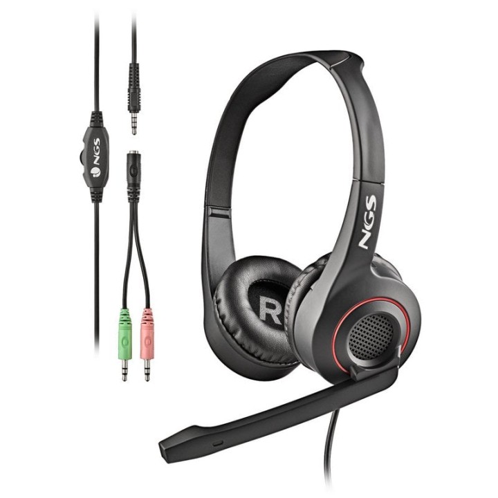 NGS MSX 10 Pro Auriculares con Micrófono Negros