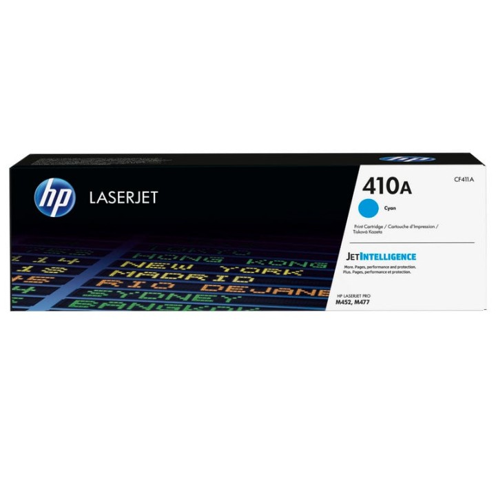 HP 410A Tóner Original Laserjet Cian