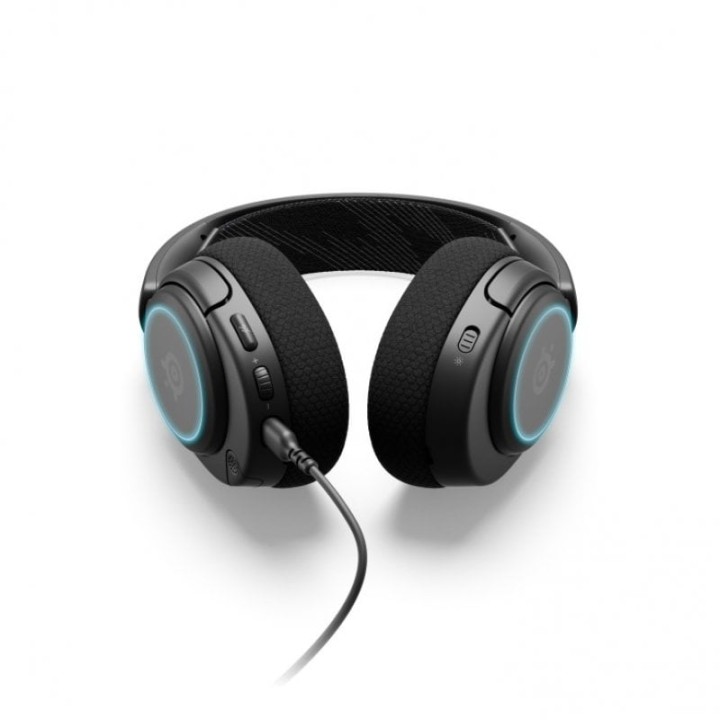 SteelSeries Arctis Nova 3 Auriculares Gaming RGB PC/PS4/PS5/Switch Negros