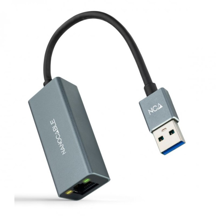 Nanocable Adaptador USB 3.0 a Ethernet Gigabit Aluminio