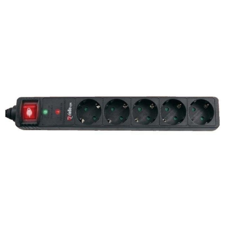 Regleta Riello Thunder 5002 5 Tomas Schuko con Interruptor y LED