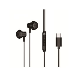 Auriculares CONCEPTRONIC USB-C Negros (BRENDAN04B)