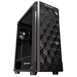 Nfortec Azir Torre ATX Frontal 3D Mallado 4 Ventiladores Cristal Templado Negra