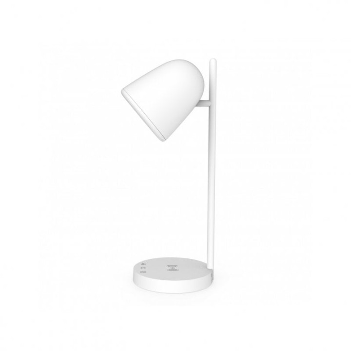Muvit iO Lámpara Sobremesa WiFi con Base de Carga Inalámbrica G Blanca