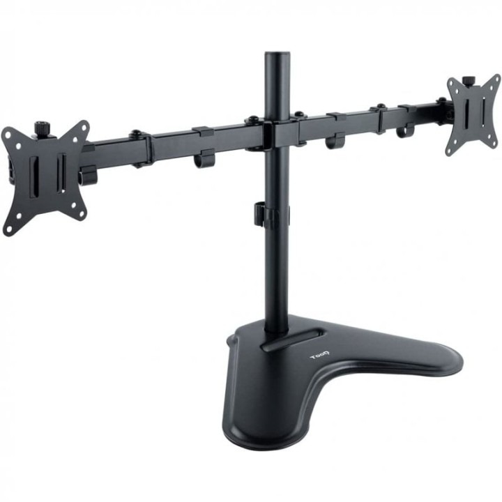 TooQ Soporte Doble Brazo Inclinable Giratorio para Monitor 17"-32" VESA 100x100 Máx. 9Kg