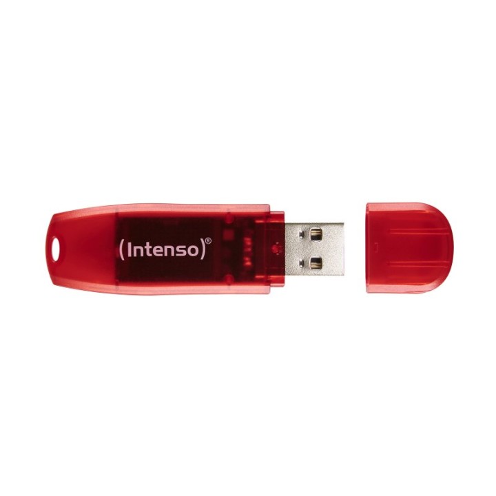 Intenso Rainbow Line 128GB USB 2.0 Rojo