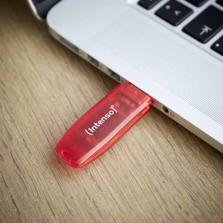 Intenso Rainbow Line 128GB USB 2.0 Rojo