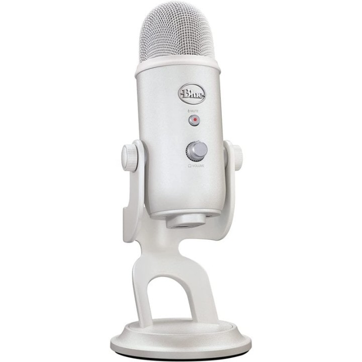 Blue Mic Yeti para The Aurora Collection Micrófono USB Multipatrón Premium con Blue VO!CE Blanco