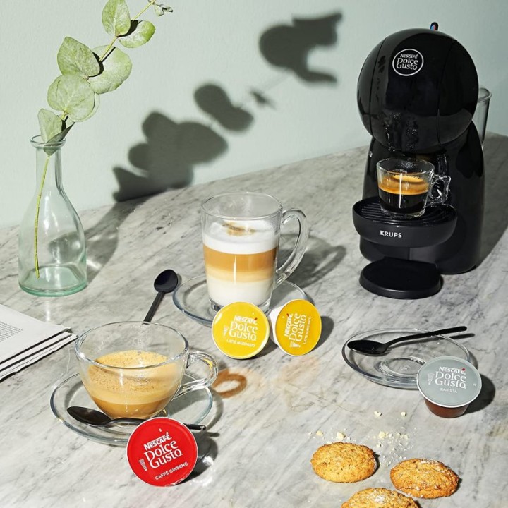 Krups Piccolo XS Cafetera Dolce Gusto Negro/Gris