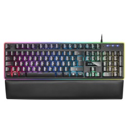 Teclado Mars Gaming LED RGB USB 1.5m Negro (MK320ES)