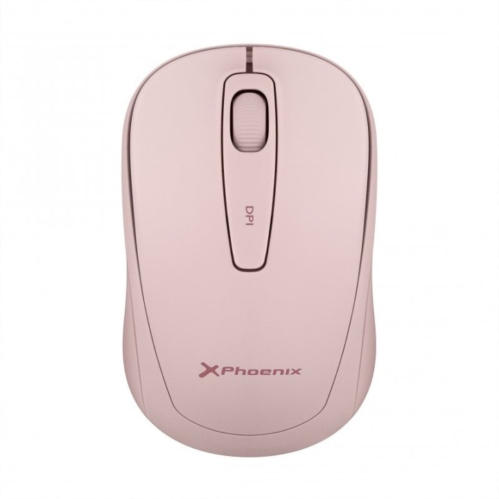 Phoenix M250 Ratón Inalámbrico 1600 DPI Rosa