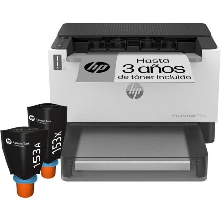 HP LaserJet Tank 1504w Impresora Láser Monocromo WiFi 3 Años Tóner Incluido