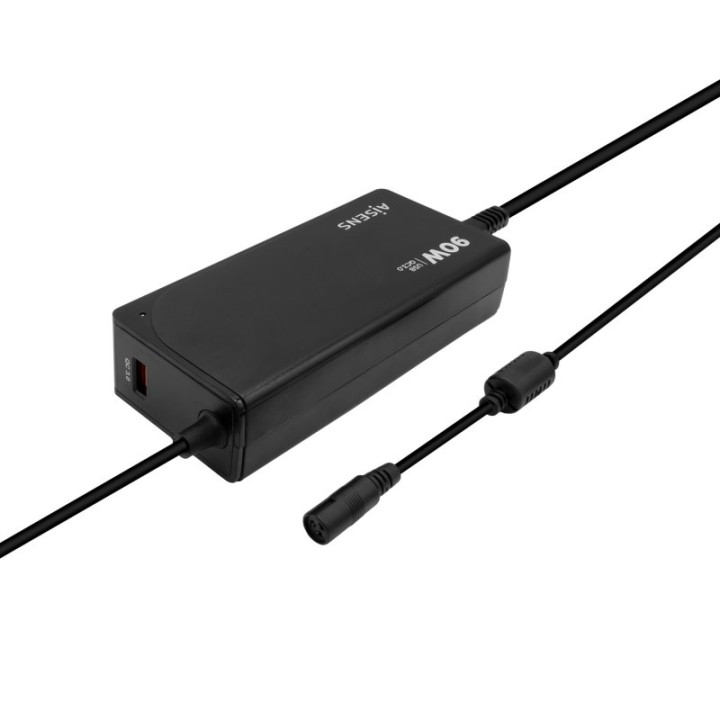 Aisens ASLC-90WAUTO-BK Cargador Universal para Portátiles 90W