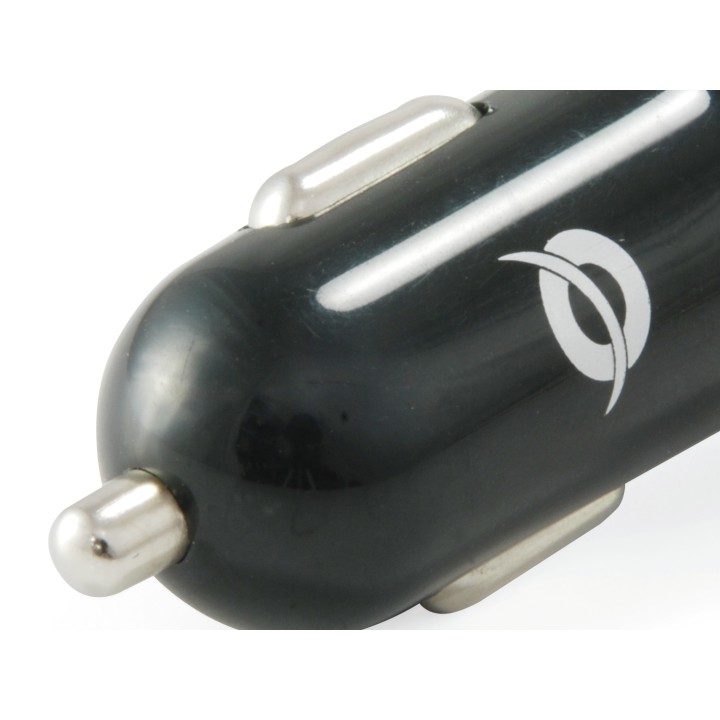 Cargador CONCEPTRONIC Coche 2xUSB 2.0 Negro (CUSBCAR2A)