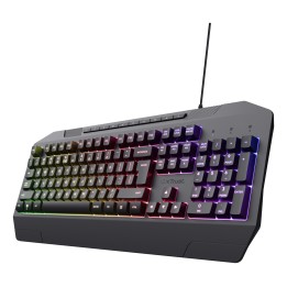 Teclado Gaming Trust GTX836 Evocx RGB USB Negro (24998)