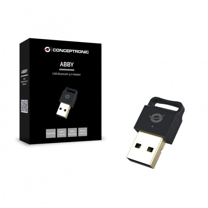 Conceptronic ABBY06B Adaptador Bluetooth 5.0 Nano USB