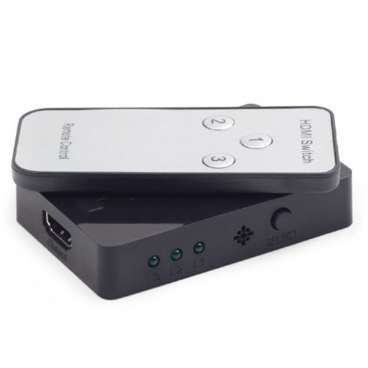 Gembird DSW-HDMI-34 Switch 3 Puertos HDMI 4K