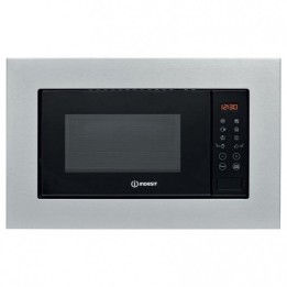 Indesit MWI 120 GX Microondas Integrable con Grill 20L 800W Acero Inoxidable