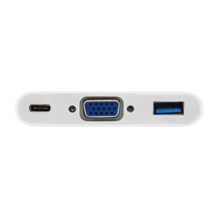 Adaptador EQUIP USB-C a USB-A/USB-C PD/VGA (EQ133462)