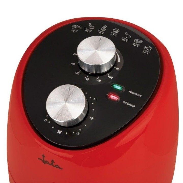 Jata JEFR1222 Freidora de Aire 2L 1000W Roja