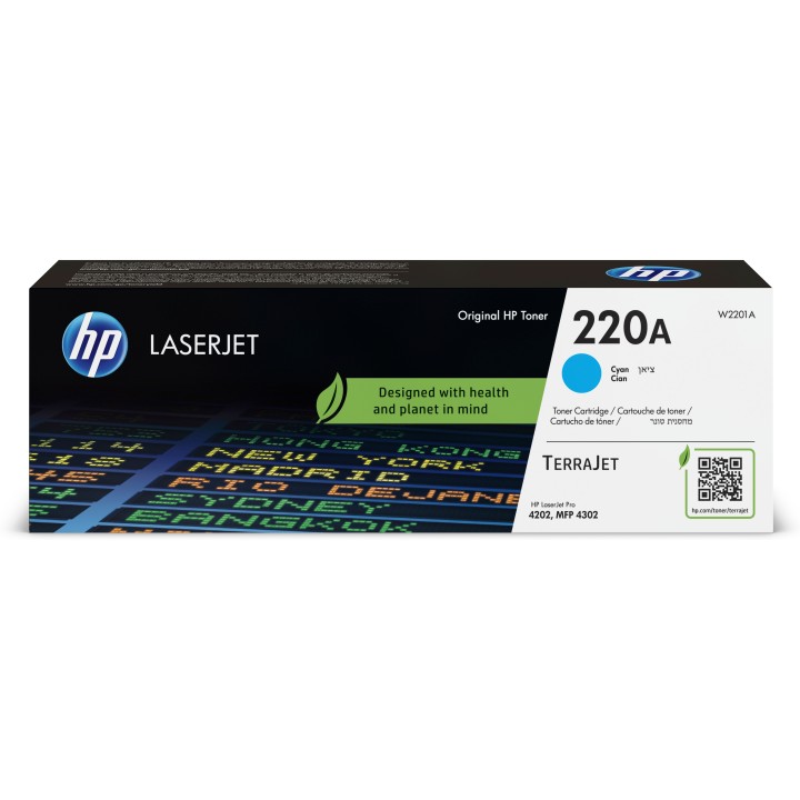 Toner HP LaserJet 220A Cian 1800 páginas (W2201A)