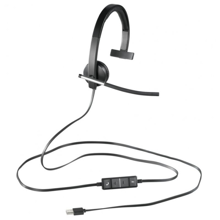Logitech H650e Auricular Monoaural Negro