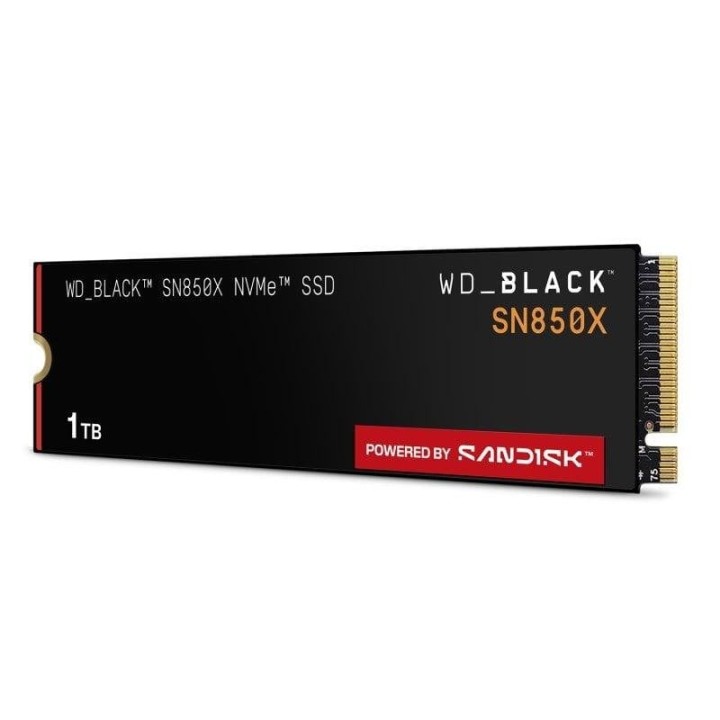 WD Black SN850X 1TB Disco SSD 7300MB/S NVMe PCIe 4.0 M.2 Gen4 16GT/s