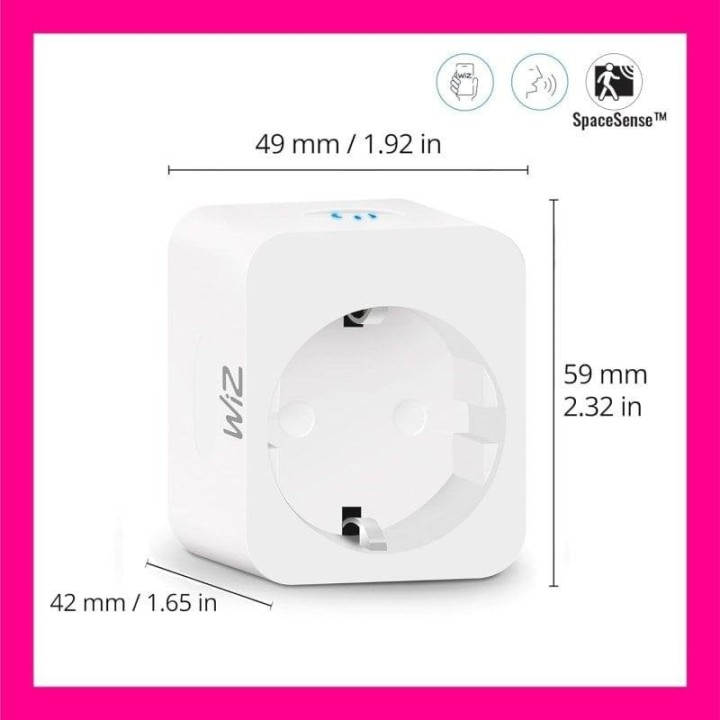 WiZ Enchufe Inteligente WiFi con Control de Energía