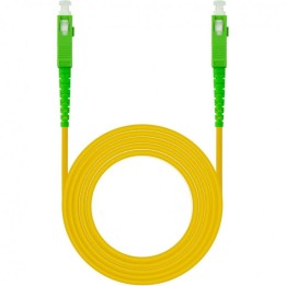 Nanocable Cable de Fibra Óptica SC/APC Monomodo G657A2 1m Amarillo
