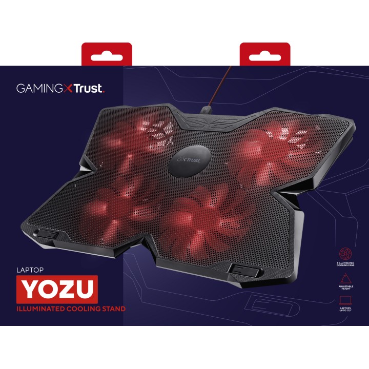 Soporte Refrigeración Trust 17.3" 2xUSB Negro (20817)