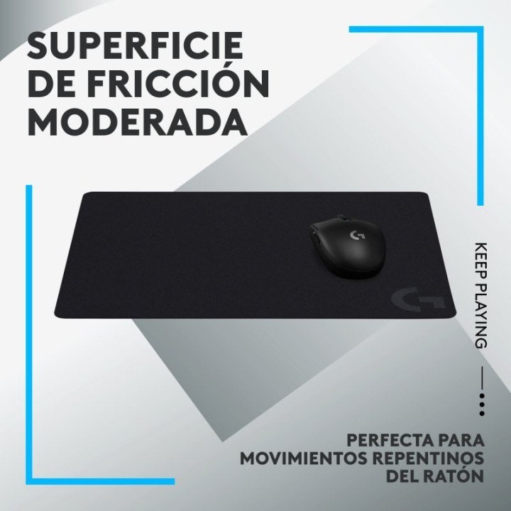 Logitech G240 28x34cm Alfombrilla Gaming Negra