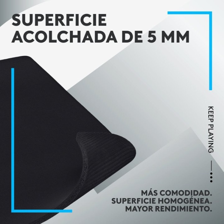 Logitech G740 40x46cm Alfombrilla Gaming Negra