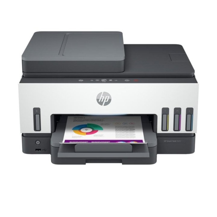 HP Smart Tank 7605 Impresora Multifunción Color WiFi Dúplex Automático Fax ADF+3 Años Tinta incluida