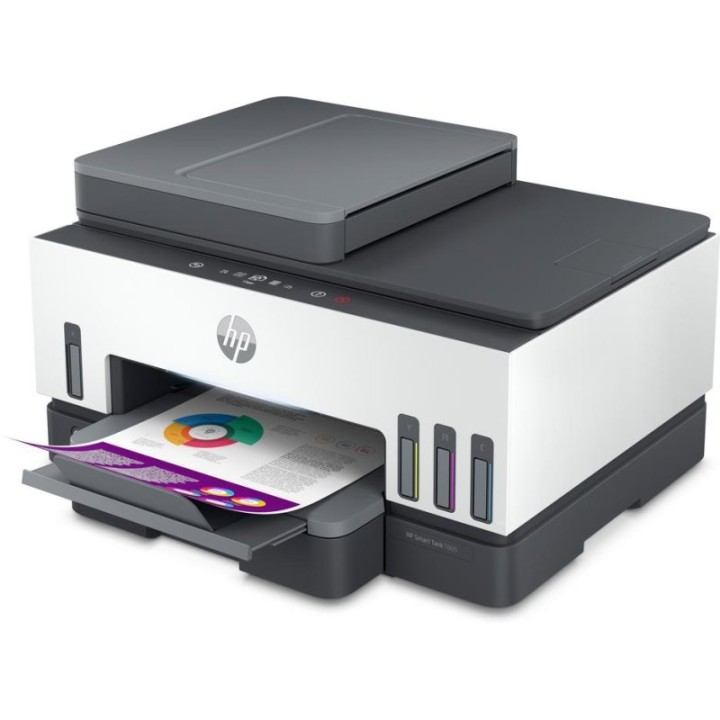 HP Smart Tank 7605 Impresora Multifunción Color WiFi Dúplex Automático Fax ADF+3 Años Tinta incluida